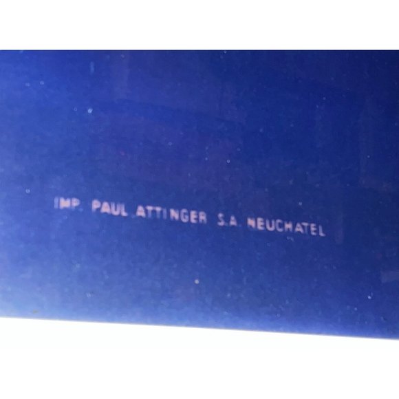 Original Vintage Zenith Watch Poster by Paul Colin c1950 Art Deco large framed - Picture 6 of 10